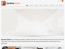 Tablet Screenshot of barcelonastudios.net